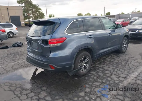 2018 Toyota Highlander Le из США, поврежденный, VIN 5TDBZRFH4JS873023